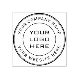 Anpassningsbar Business Logotyp Rubber Frimärke Stämpel
