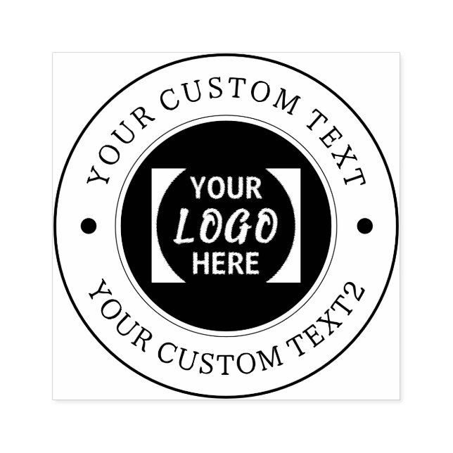 Anpassningsbar Business Logotyp Rubber Frimärke Stämpel (Tryck)