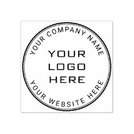 Anpassningsbar Business Logotyp Rubber Frimärke Stämpel