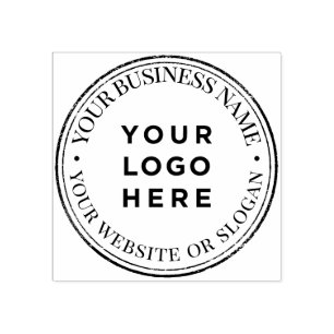Anpassningsbar Business Logotyp Rubber Frimärke -  Stämpel