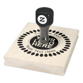 Anpassningsbar Business Logotyp Rubber Frimärke Stämpel