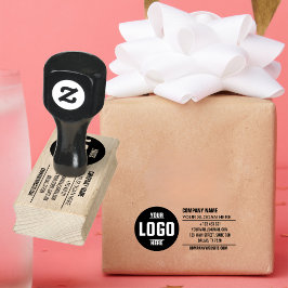 Anpassningsbar Business Logotyp Rubber Frimärke - Stämpel