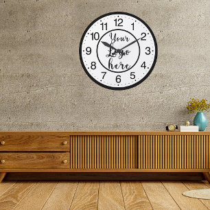 Anpassningsbar Business Logotyp Rund Klocka