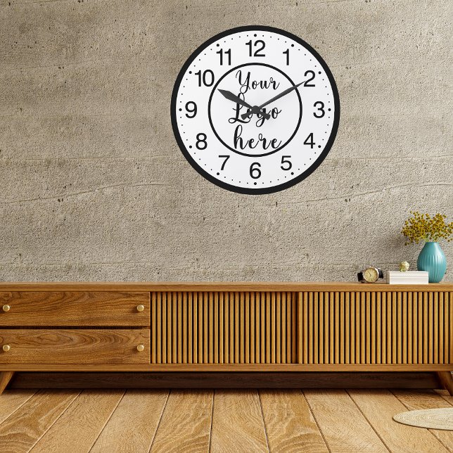 Anpassningsbar Business Logotyp Rund Klocka (Skapare uppladdad)