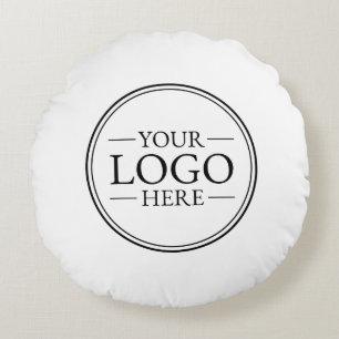 Anpassningsbar Business Logotyp Rund Kudde