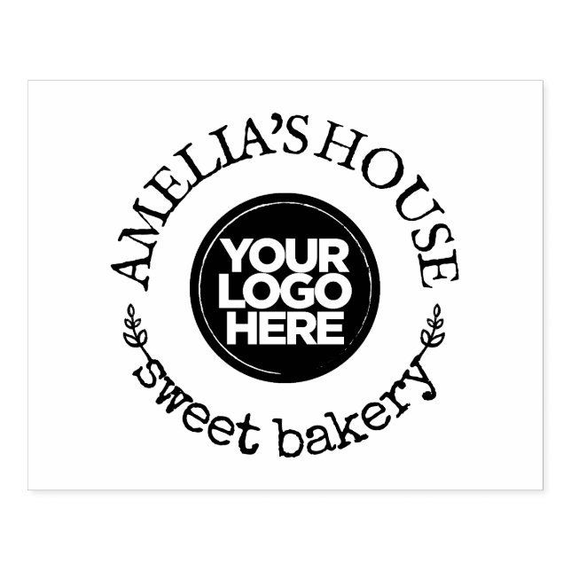 Anpassningsbar Business Logotyp Rustic Large Stämpel (Tryck)