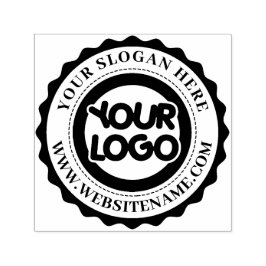 Anpassningsbar Business Logotyp Självfärgande Stämpel