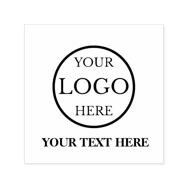 Anpassningsbar Business Logotyp Självfärgande Stämpel (Design)