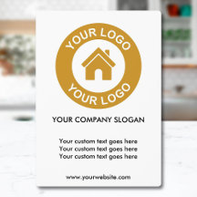 Anpassningsbar Business Logotyp Slogan webbplats B