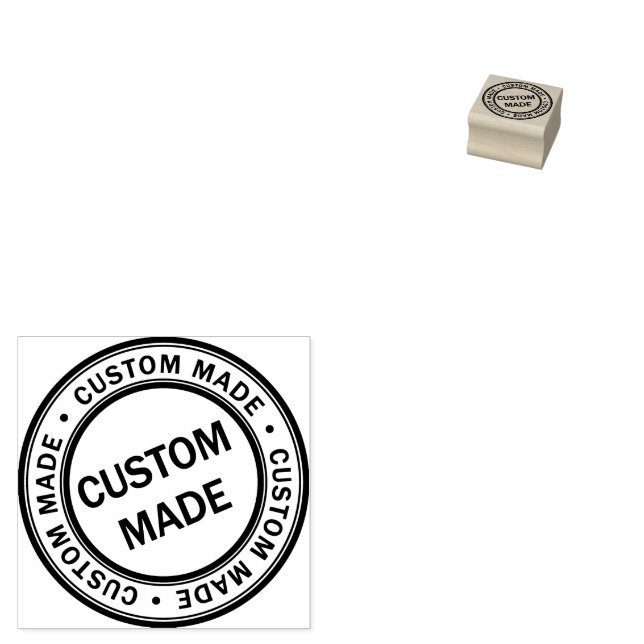 Anpassningsbar Business Logotyp Small Stämpel (Stämplad)