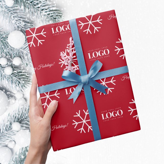 Anpassningsbar Business Logotyp Snowflake Glad hel Presentpapper (Skapare uppladdad)