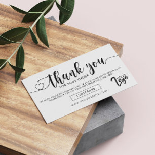 Anpassningsbar Business Logotyp Social Media Tack Visitkort