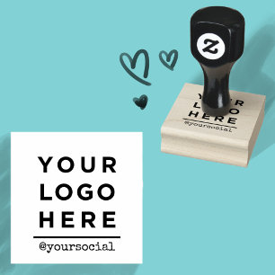 Anpassningsbar Business Logotyp Social Network Stämpel
