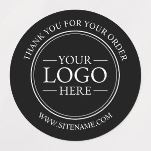 Anpassningsbar Business Logotyp Tack Klistermärke
