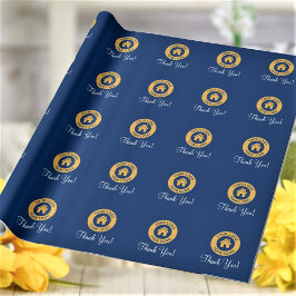 Anpassningsbar Business Logotyp Tack Presentpapper