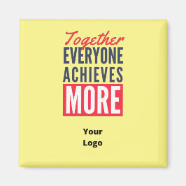 Anpassningsbar Business Logotyp Teamwork Motivatio Magnet
