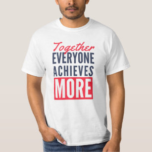 Anpassningsbar Business Logotyp Teamwork Motivatio T Shirt