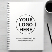 Anpassningsbar Business Logotyp & Text l Black & W