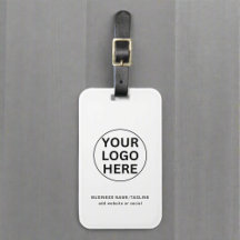 Anpassningsbar Business Logotyp & Text l Black & W