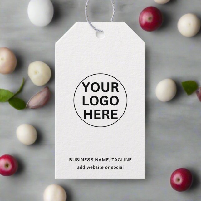 Anpassningsbar Business Logotyp & Text Promotive W Presentetikett (Skapare uppladdad)