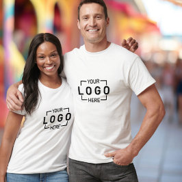 Anpassningsbar Business Logotyp Unisex T Shirt