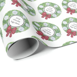 Anpassningsbar Business Logotyp: Vitt andetag i ju Presentpapper