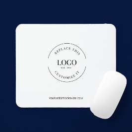 Anpassningsbar Business logotyp webbplats enkel Musmatta