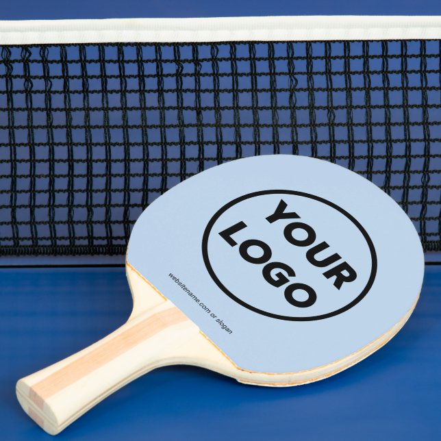 Anpassningsbar Business Logotyp Webbplats med ljus Pingisracket (Insitu)