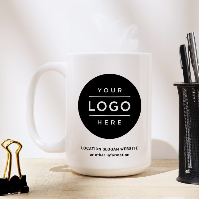 Anpassningsbar Business Namn och Logotyp Branded Kaffemugg (Skapare uppladdad)