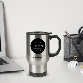 Anpassningsbar Business Namn och Logotyp Branded Resemugg