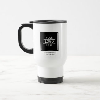 Anpassningsbar Business Namn och Logotyp Branded Resemugg
