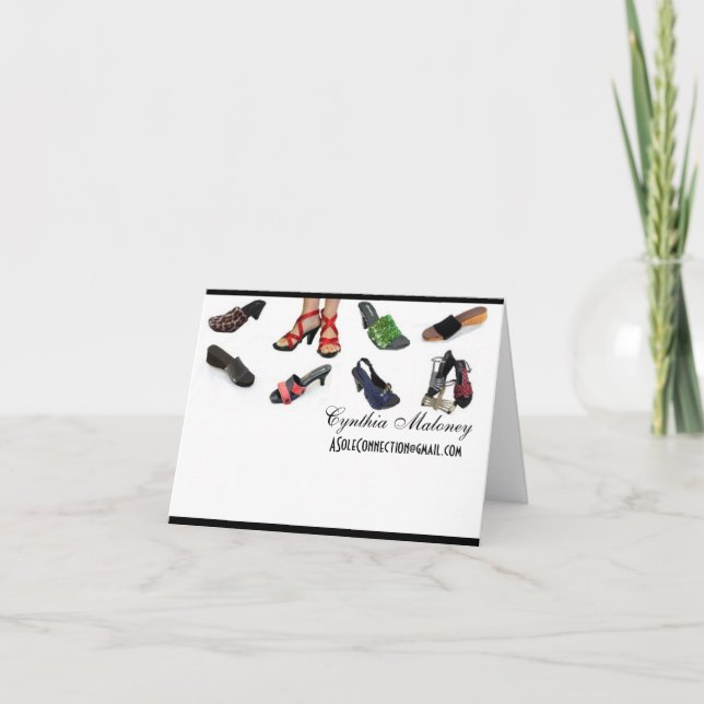 Anpassningsbar Business Note-kort Kort (Framsida)