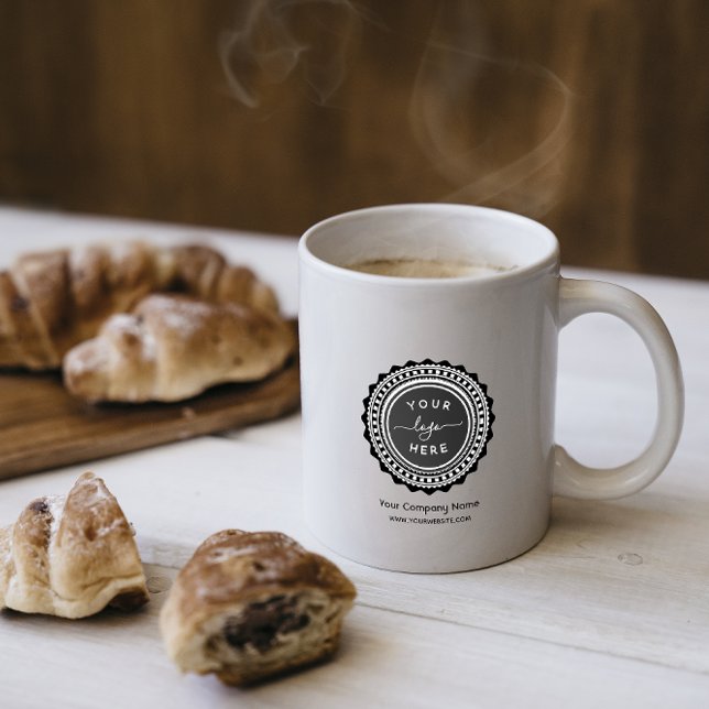 Anpassningsbar Business Promotional Logotyp tvåton Mugg (Skapare uppladdad)