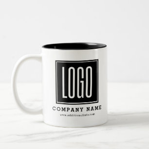 Anpassningsbar Business Promotive Logotyp Två-Tonad Mugg
