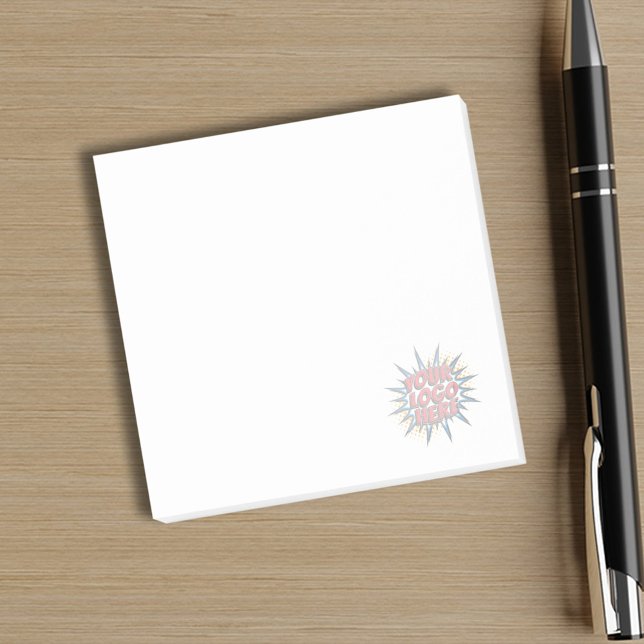 Anpassningsbar Business Stationery - Logotyp i bak Post-it Block (Skapare uppladdad)