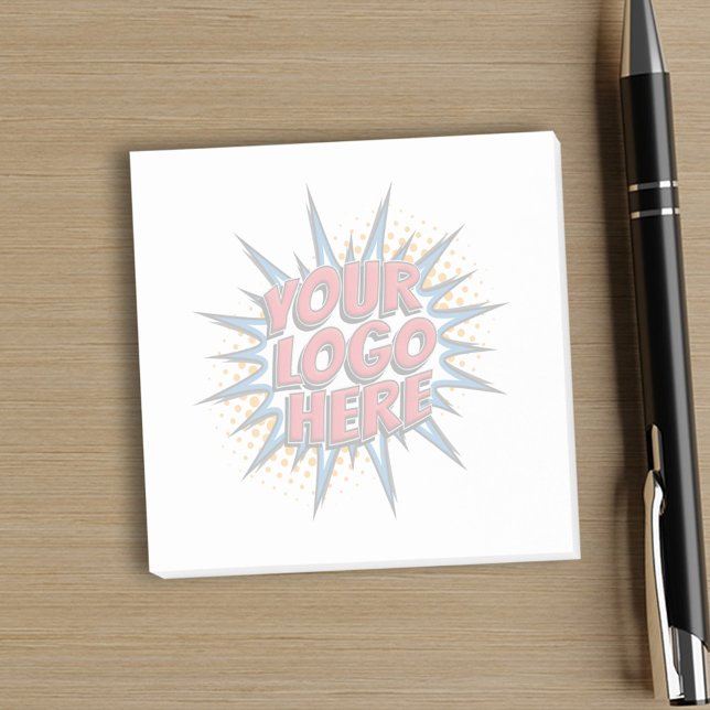 Anpassningsbar Business Stationery - Logotyp i bak Post-it Block (Skapare uppladdad)