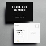 Anpassningsbar Business Tack Postcard Vykort<br><div class="desc">Utformning av logotyp för anpassningsbar som kan vara personlig med företagets logotyp,  text,  foto och webbplats.</div>