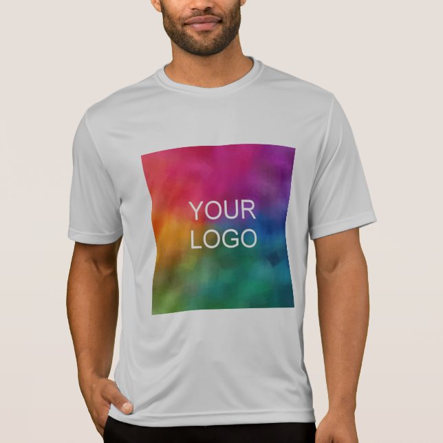 Anpassningsbar Business Template Upload Company Lo T Shirt (Framsida)
