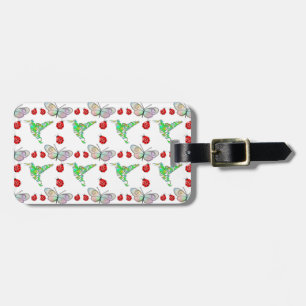 Anpassningsbar Butterfly, Hummingbird och Ladybug Bagagebricka