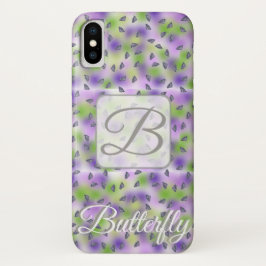 Anpassningsbar butterfly Iphone x fodral