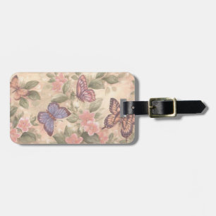 Anpassningsbar Butterfly Luggage Tag Bagagebricka