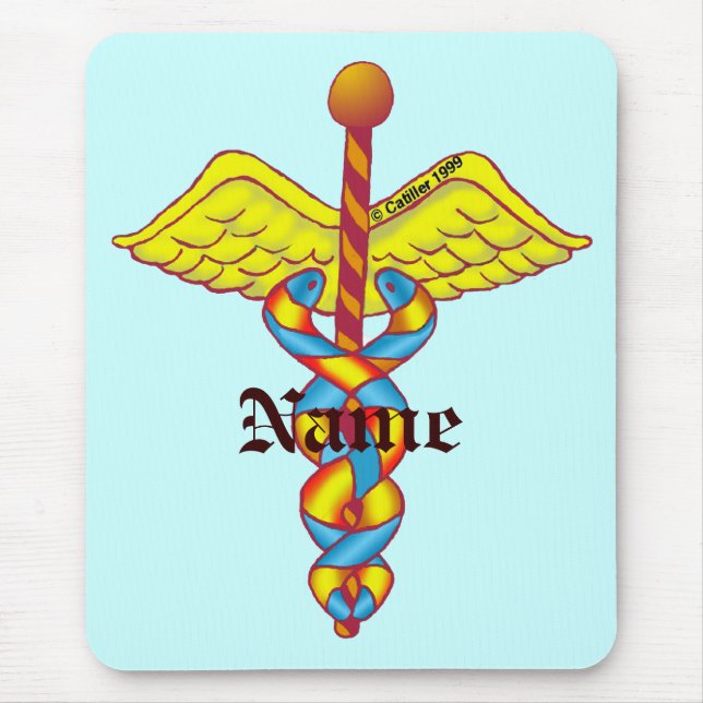 Anpassningsbar Caduceus mousepad Musmatta (Framsidan)