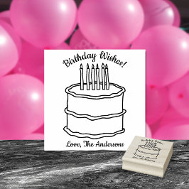 Anpassningsbar Cake Speciell Önskemål Stämpel
