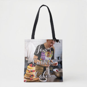 Anpassningsbar Cakes Tote Bag Supplies Decorerar Tygkasse
