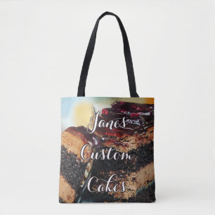Anpassningsbar Cakes Tote Bag Supplies Decorerar Tygkasse