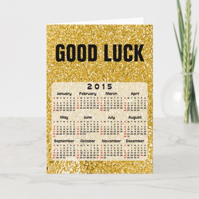 Anpassningsbar Calendar 2015 + ditt foto, backgr., Helgkort (Framsida)