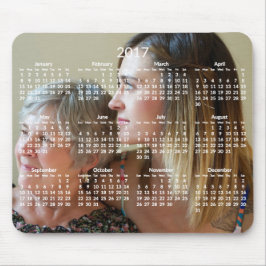 Anpassningsbar Calendar 2017 Mousepads Lägg till b Musmatta
