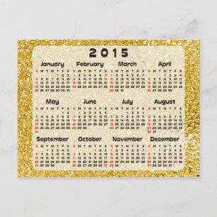 Anpassningsbar Calendar + ditt eget foto/din egen Vykort