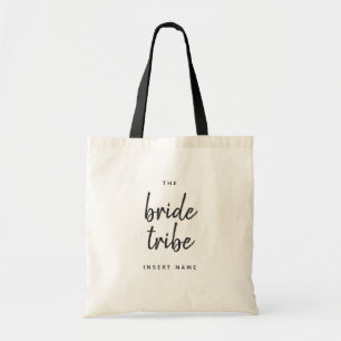 Anpassningsbar Calligraphy Bridesmaid, enkel Bride Tygkasse