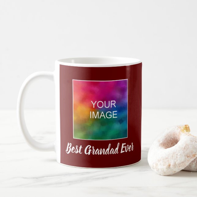 Anpassningsbar Calligraphy Script Cute Best Granda Kaffemugg (Med munk)